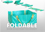 TidyFriend Dumpster Bag, Reusable Yard Waste Bags, Foldable Yard Waste Container, Trash Bag for Trash Management, Multiple Times Use During Renovations, Can Hold Up to 2,500 lbs
