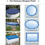 Pool Cover Cable and Winch - 100ft Pool Cover Cable and Aluminum Spring Loaded Ratchet for Securing Above Ground Swimming Pool Winter Covers