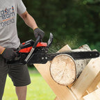 18 Inch Gas Chainsaw 58CC 2.2KW Petrol Chainsaw 2-Stroke GasChain Saws, Engine Chain Saw Set Gas Chainsaws for Cutting Wood Outdoor Home Farm Us (Black)