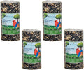 JCs Wildlife Wild Bird Blend Premium Bird Seed Small Cylinder with Hole, 1.5 lb (4 Cylinder)