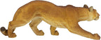 Design Toscano Prowling American Mountain Cougar Indoor/Outdoor Garden Statue, 22 Inches Wide, 5 Inches Deep, 8 Inches High, Handcast Polyresin, Full Color Finish