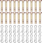 Shear Pins and Cotter Pins Fit for MTD Snowblower - Shear Pins 20pcs and Cotter Pins 20pcs Compatible for Cub Cad et Troy Bilt Craftsman 24" 26" Snow Thrower, Replace 738-04124A 714-04040
