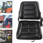Universal Lawn Mower Seat, Replacement Forklift Seat, Garden Tractor Seat, Adjustable Mower Seat, Stage Weight Seat PVC Tractor Seat for Forklift Tractor Skid Loader