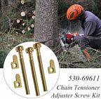 Notos Chain Tensioner Adjuster Screw Kit for Poulan Craftsman 530016110 530015826 530069611 Chainsaws (3 Set)