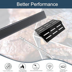 Flavorizer Bars,Heat Deflectors,Grill Burner and Grill Grid for Weber Genesis 300 Series Grills with Front Control Knob, Genesis S310 S320 S330 E310 E320 E330