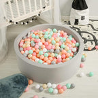 GOGOSO Ball Pit Balls Crush Proof Non-Toxic Plastic Balls Babies Kids Toy Bulk Pack 170pcs 2.2inchs