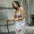 Fevone Garden Hose 50 ft., Lightweight Hybrid Water Hose, Flexible and Durable, Leak-Free Connections