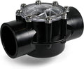 FibroPool Swimming Pool Check Valve - 1 1/2 Inch - Positive Seal & Non Lube Replacement Valve for Pools and Spas