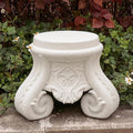 Outdoor Pedestal Stand for Garden Decor - ClassicalL Plinth Pedestal Stand for Statues, Decorative Garden Pedestals and Statue Stand,12" Tall