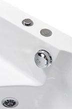 Whirlpool bathtub hydrotherapy 2 persons 10 water jets Hot tub 59" - Marbella