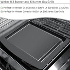 Grill Griddle for Weber Genesis II 300 Series II E 310, II S-310, II E-315, II E-335, II S-335, II SE-335, II LX S-340, Genesis II E-610, II LX E-640, Genesis 2 Cast Iron Grill Parts for Weber 7599