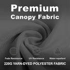 12FT Cantilever Umbrella with Base Large Curvy Outdoor Aluminum Offset Umbrella w/ 360° Rotation, UV Resistant Canopy for Patio, Garden, Backyard, Grey