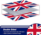 British Union Jack Flag 3x5 ft Outdoor, Double Sided 3 Ply Heavy Duty National Flag for UK, 100% Quality Polyester England United Kingdom Banner with Brass Grommets 4 Rows Stitches
