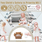 GOGOSO Ball Pit Balls Crush Proof Non-Toxic Plastic Balls Babies Kids Toy Bulk Pack 170pcs 2.2inchs