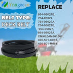 754-05027 954-05027 Drive Belt for Cub Cadet MTD Troy Bilt Craftsman - 1/2" x 90.9" - Replaces 754-05027A/B 954-05027A/B 490-501-C061 CMXGZAM501061 XT1 XT2