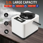 Gollense Portable Sauna for Home with 660nm Red Light Therapy Lamp, Full Body Sauna Sweat Tent with 3L 1100W Steamer, Thicken Sauna Box, Folding Chair, Adjustable Temperature, Timer Setting, Black
