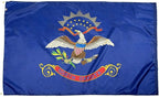 FlagSource North Dakota Nylon State Flag, Made in the USA, 3x5'