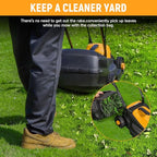 Hoteche 10-Amp Corded Electric Lawn Mower - 12.6 Inch Cutting Width, 30L Grass Bag, 3 Height Adjustments (1"-2.2"), Lightweight Walk-Behind Mower for Small/Medium Lawns (Easy Push Design)
