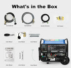 DK Upgraded 12500W Tri-fuel Generator, Remote Electric Quick Start, 10.5 Gal Super Tank, 120V 240V, CARB EPA Compliant Gas Propane or NG Powered Back Up (DK12500ETC)