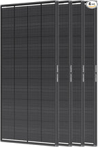 Renogy 800 Watt ShadowFlux Anti-Shading Solar Panel N-Type, 4PCS 200W Solar Panels 12 Volt 16BB, 25% High-Efficiency PV Module for RV Marine Rooftop Farm Battery