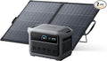 Anker SOLIX C1000 Gen 2 Portable Power Station with 200W Bifacial Solar Panel, 2,000W (Peak 3,000W) Solar Generator, Full Charge in 49 Min, 1,024Wh LiFePO4 Battery