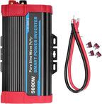 5000W Car Power Inverter DC 12v to 120V AC Converter Fast Pure Sine Inverter Car Adapter