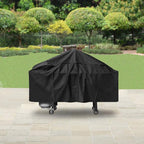 SunPatio Griddle Cover 36 Inch, Compatible for Blackstone 36" Griddle Cooking Station, Camp Chef etc., Outdoor Heavy Duty Waterproof 4 Burner Flat Top Gas Grill Cover with Support Pole