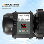 VINGLI Sand Pool Filter 14in Tank with A 3/4HP Pool Pump 115V,24H Timer Above Ground Inground Swimming Pool Pump with Filter Basket,3435GPH
