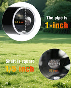 String Trimmer Attachment, 18-Inch Straight Shaft Head for Attachment Capable String Trimmers for More Brands of Powerheads