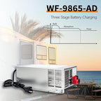 Upgrade WF-9865-AD 65 Amp RV Power Converter Charger, Replace for RV Camper WF-9800 Series, WF-9865, WF-9865-AD, for Lead-Acid/Lithium Battery Three-Stage Charge Rv Converter 65 Amp