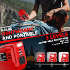200W Power Inverter for Milwaukee 18V, DC 20V to AC 110V Inverter, Portable Power Station with 2 USB Ports & 1 AC Outlet & 1 Type-C Fast Charging, Battery Adapter with LED, Battery Not Include