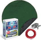 Winter Swimming Pool Cover for 30 ft Aboveground Round Pool Size, Value Plus Choice Series, Solid Material, Color - Evergreen, Pool Cover Choice 3230-4CHOICE