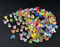 Geiomoo Luminous Mini Resin Set, Mixed Model Garden Miniature Accessories for DIY Landscape Home Crafts Decors (150 Pcs)