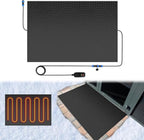 Snow Melting Mats Outdoor for Entrances, 30 x 48 in No-Slip Rubber Heated Outdoor Mats with 10 ft Power Cord, 3 in/h Speed Snow and Ice Melting Pads for Winter Roofs, Backyards Snow Removal