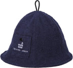 Cotton Towel Sauna Hat – Washable & Soft – Unisex Design for Men and Women