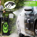 Pressure Washer -5000PSI Power Washer with Foam Cannon 4 Quick Connect Nozzles, High Pressure Cleaning Machine for Driveways/Patios/Cars/Fences/Home Cleaning