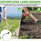 Long Handle Weeder Hook Garden Weeder Tool Versatile Cultivator Garden Tool 54 Inch Hardwood Handle with 8 Inch Alloy Steel Blade for Gardening, Yard, Lawn, Patio Digging, Edging and Planting