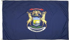 FlagSource Michigan Nylon State Flag, Made in the USA, 3x5'