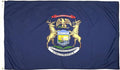 FlagSource Michigan Nylon State Flag, Made in the USA, 4x6'