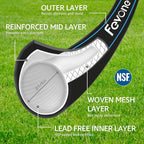 Fevone Garden Leader Hose 6 ft., Lightweight Hybrid Water Hose, Flexible and Durable, Leak-Free Connections