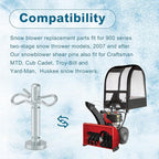 Snow Blower Shear Pins 738-04155 and Cotter Pins 714-04040 Compatible with Craftsman,MTD,Cub Cadet,Troy-Bilt,Yard-Man Snow Blower Fit for 900 Series Two-Stage Snow Thrower Models 2007 and After-6 Pack