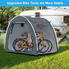 UNP Bike Storage Shed Tent, Portable Outdoor Bike Storage with 210D Oxford Thick PU4000 Waterproof for 1/2/3/4 Bikes, Bike Covers Storage Shed Tent for Bicycles, Lawn Mower, Garden Tools
