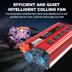 4000W Power Inverter 12V to 110V/120V DC to AC with LCD Display, Remote Controller 5 x AC Outlets and 4 x 3.1A USB Car Adapter for Car Truck Boat RV Solar System