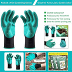 Professional 2-Pack 106 Gallon Large Lawn Garden Bags (D31, H31 in) Yard Waste Bags with Gardening Gloves, Big Leaf Bag,Yard Debris Bags,Garden Trash Container,Lawn Grass Clippings,Weeds Bag 4 Handles