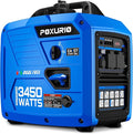 3450-Watt Dual Fuel Inverter Generator for Home Use, 1.6Gallon Large Fuel Tank Up to 8.3 Hours Use, 120V Gas Powered Generator Super Quiet - EPA Compliant