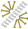 20 pcs Snowblowers Shear Pins Kit - Shear Pin 738-04124 738-04124A and Cotter Pin 714-04040 for MTD Troy-Bilt Snow Blowers