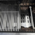 Genesis Grill Parts for Weber E310 E320 E330 EP310 EP320 EP330, 17.5” Flavorizer Bars 7620 Heat Deflector 7622 Burner Tube 62752 for Weber Genesis 300, Grill Replacement Parts for Weber Accessories