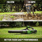 Greenworks 80V 21" Cordless Battery Push Lawn Mower,16" Cordless Battery String Trimmer & 730 CFM Leaf Blower,Combo Kit w/ (1) 4.0Ah Battery (1)2.5 Ah Battery and (2)Charger