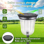 Solar Pathway Lights, 6 Pack 200 Lumens Super Bright Solar Lights Outdoor Waterproof with 2 Lighting Modes, Auto On/Off Outdoor Solar Lights for Yard, Walkway, Lawn, Driveway, Path,Outside