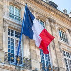 France French Flag 3x5 ft Outdoor, Double Sided 3 Ply Heavy Duty National Flag for FR, 100% Quality Polyester French Banner with Brass Grommets 4 Rows Stitches
